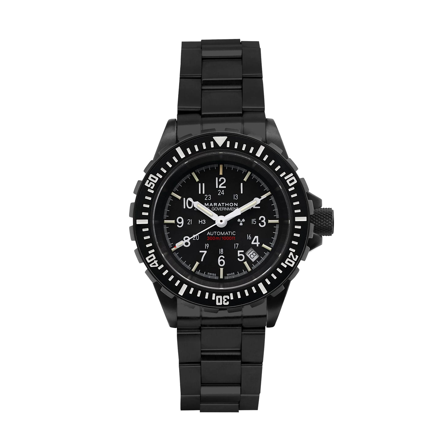 Marathon 41mm Anthracite GSAR® Type II - Diver's Automatic with Stainless Steel Bracelet