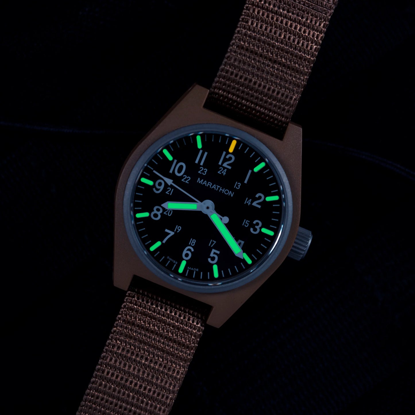 Marathon 34mm Black GPQ-M Type II - Field Quartz