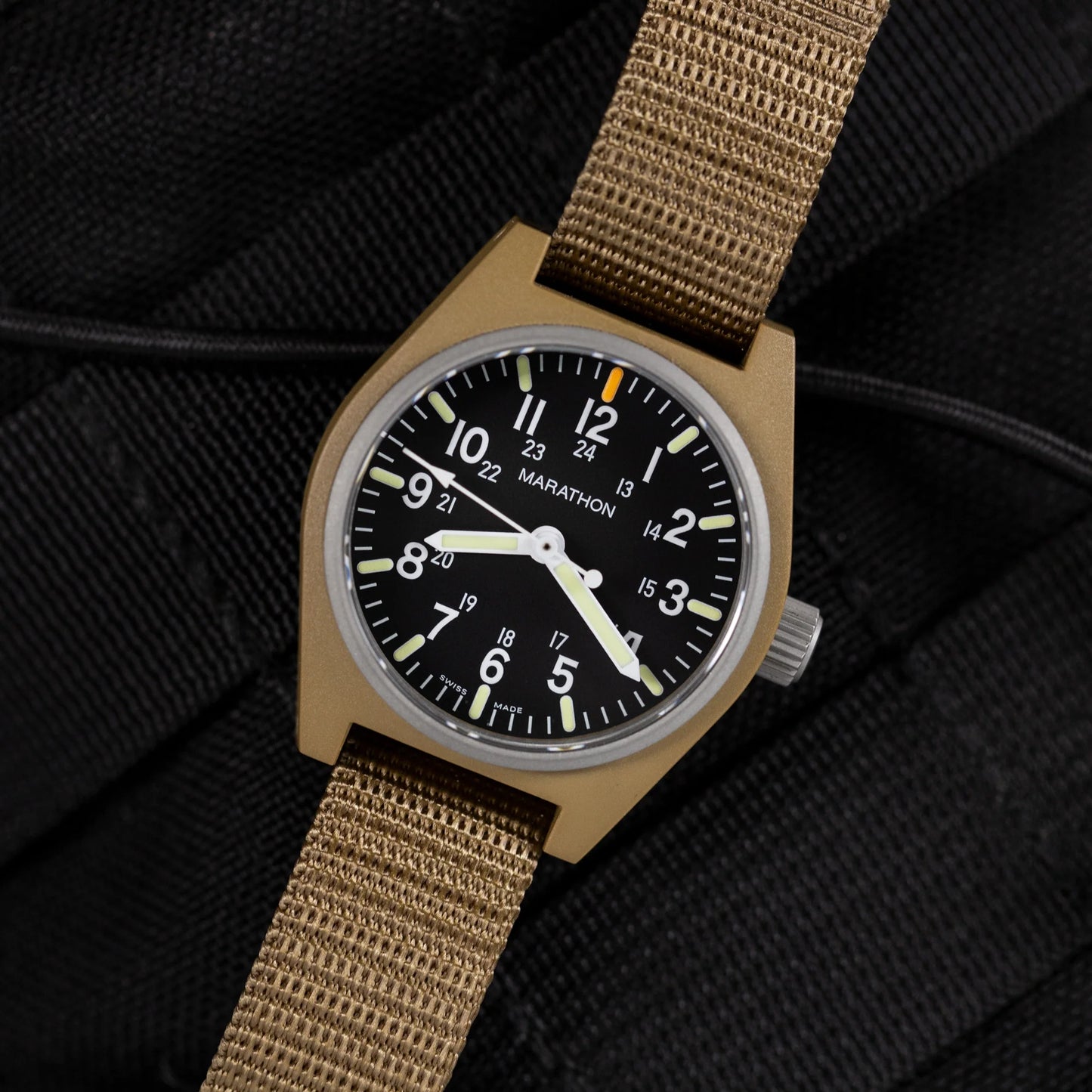 Marathon 34mm Black GPQ-M Type II - Field Quartz