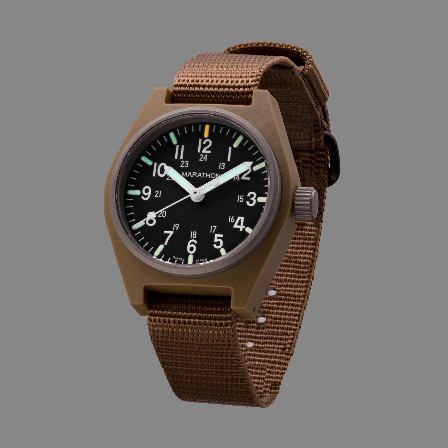 Marathon 34mm Black GPQ-M Type II - Field Quartz