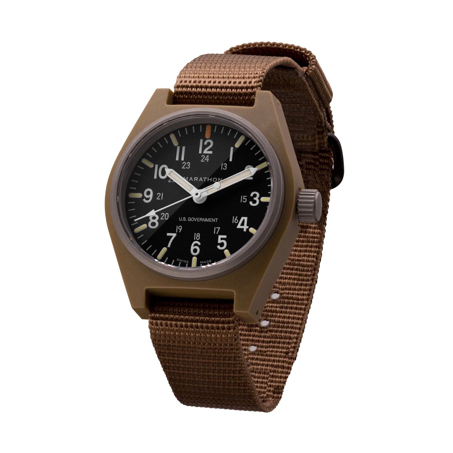 Marathon 34mm Black GPQ-M Type II - Field Quartz