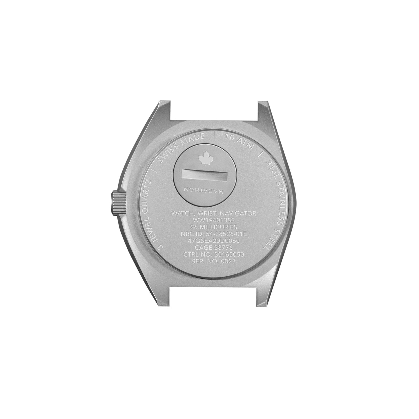 Marathon 41mm SSNAV-D Arctic Edition, Type II - Pilot's Quartz on Nylon DEFSTAN