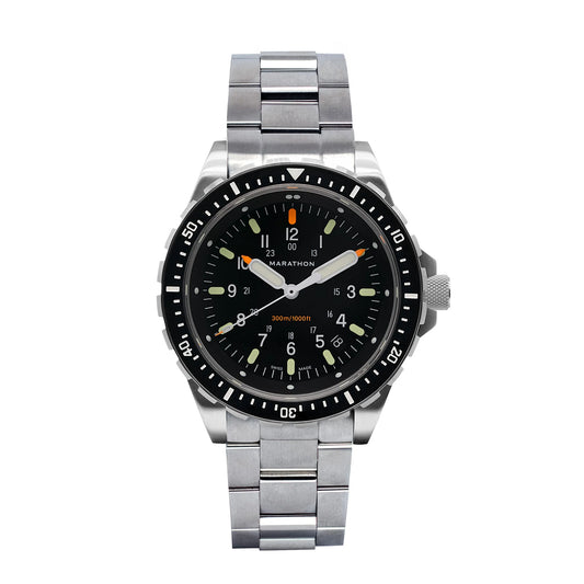 Marathon 46mm JSAR® Type II - Diver's Quartz with Stainless Steel Bracelet