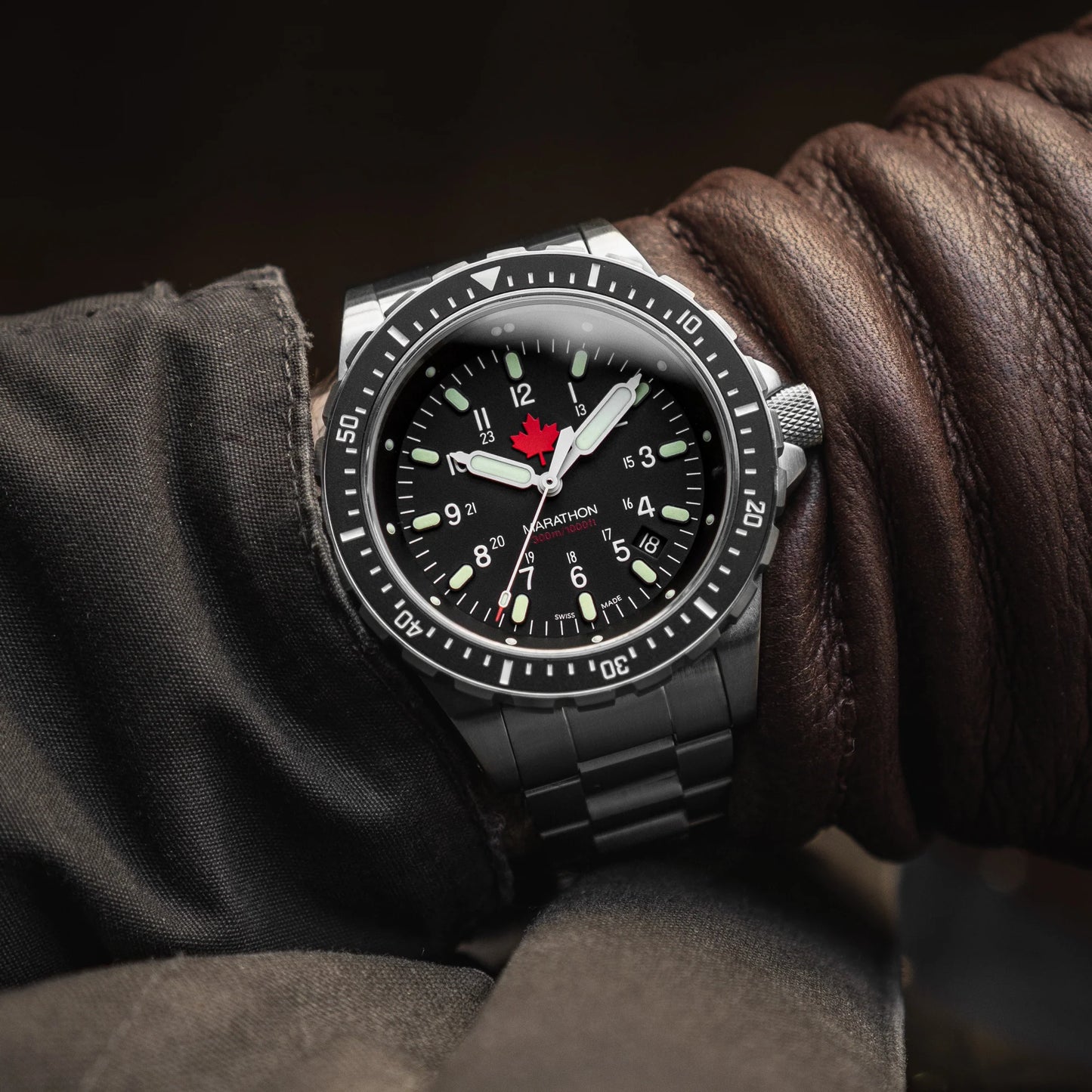 Marathon 46mm JSAR® Red Maple, Type II - Diver's Quartz