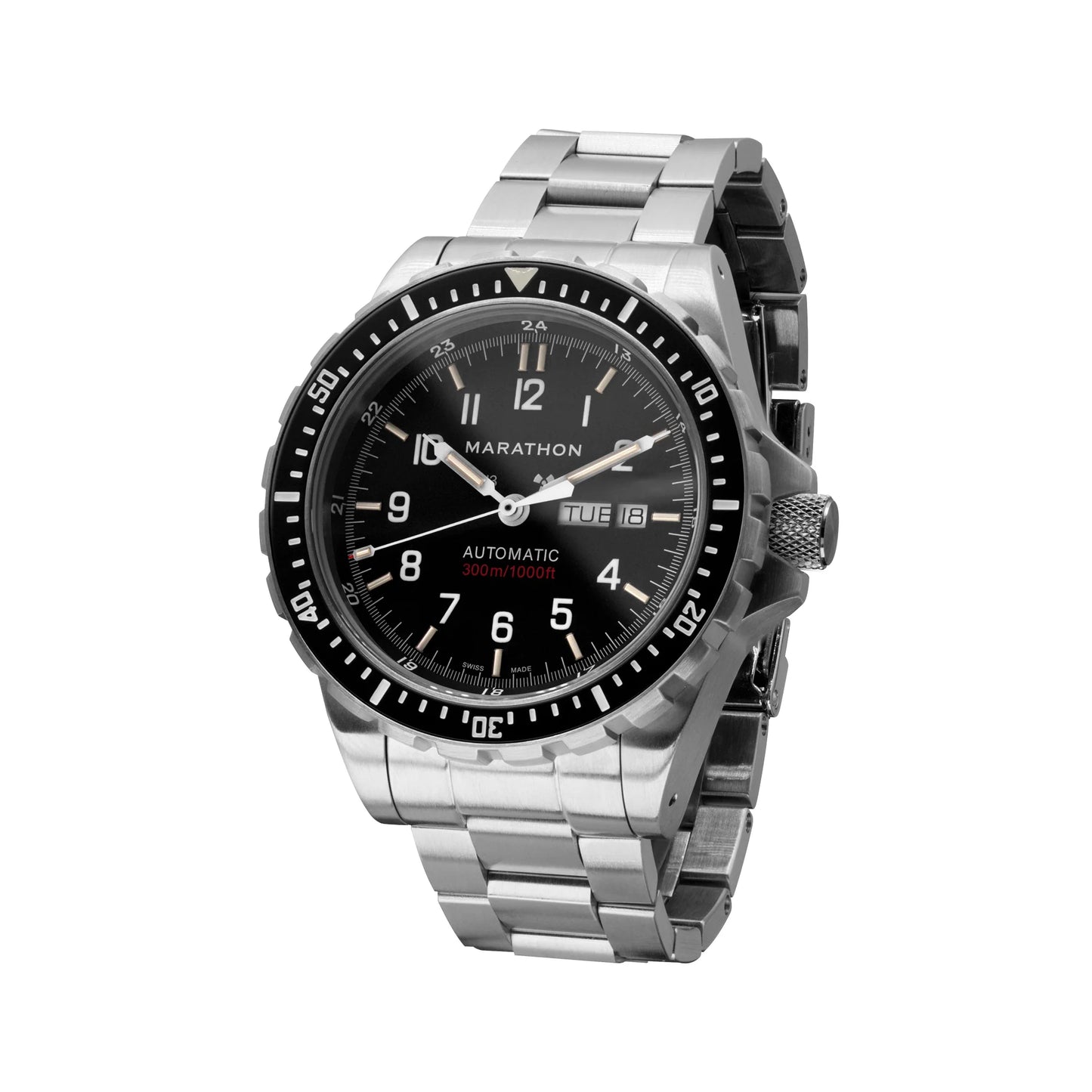 Marathon 46mm JDD® Type II - Diver's Automatic with Stainless Steel Bracelet
