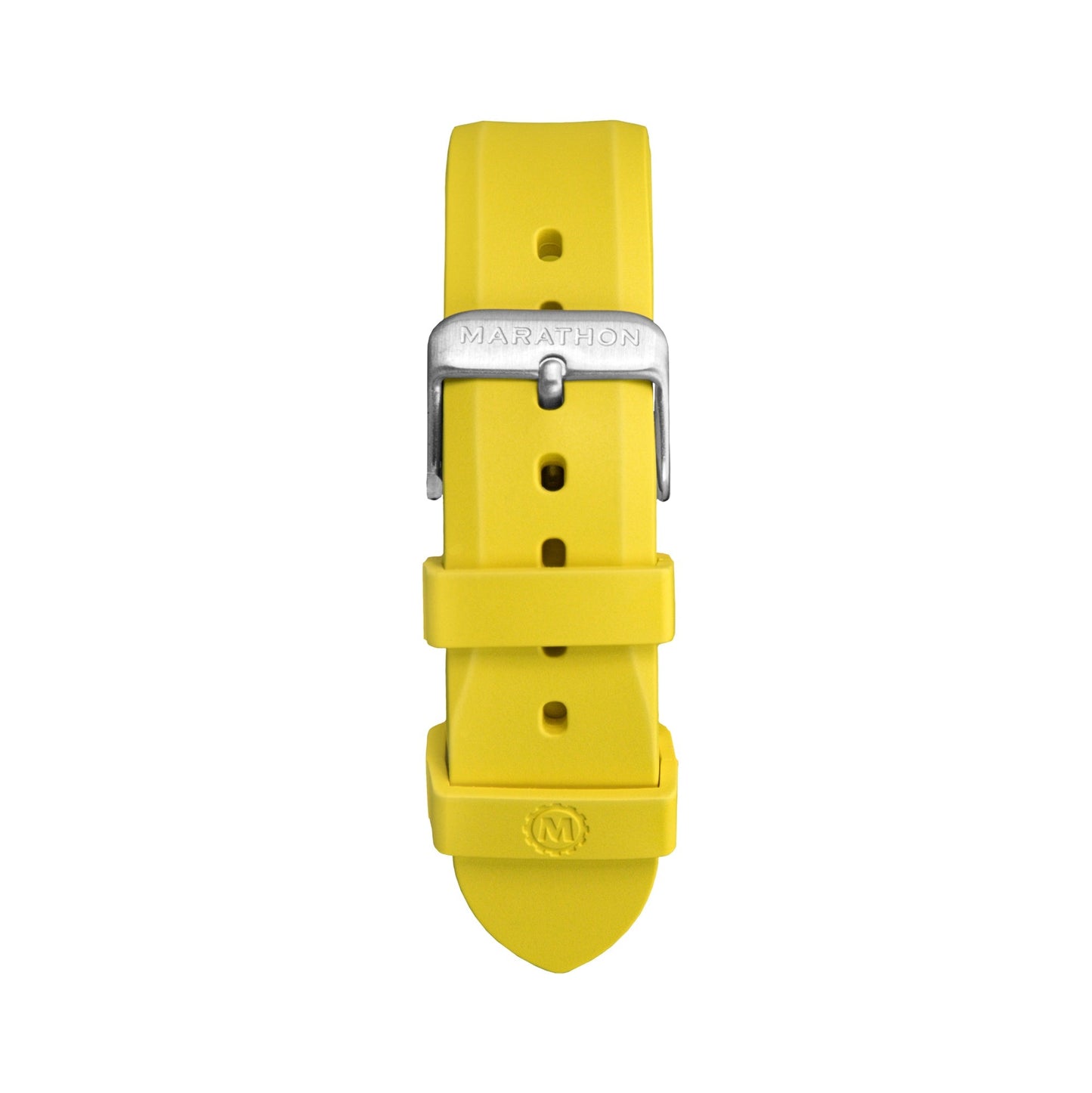 MARATHON 20mm Two-Piece Rubber Dive Watch Strap - Stainless Steel Hardware