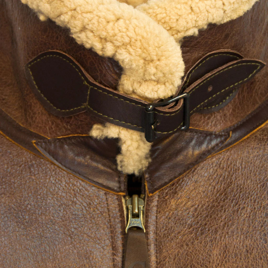 Cockpit B-6 Shearling Bomber Jacket