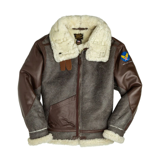 Cockpit 100 Mission™ B-3 Shearling Bomber Jacket