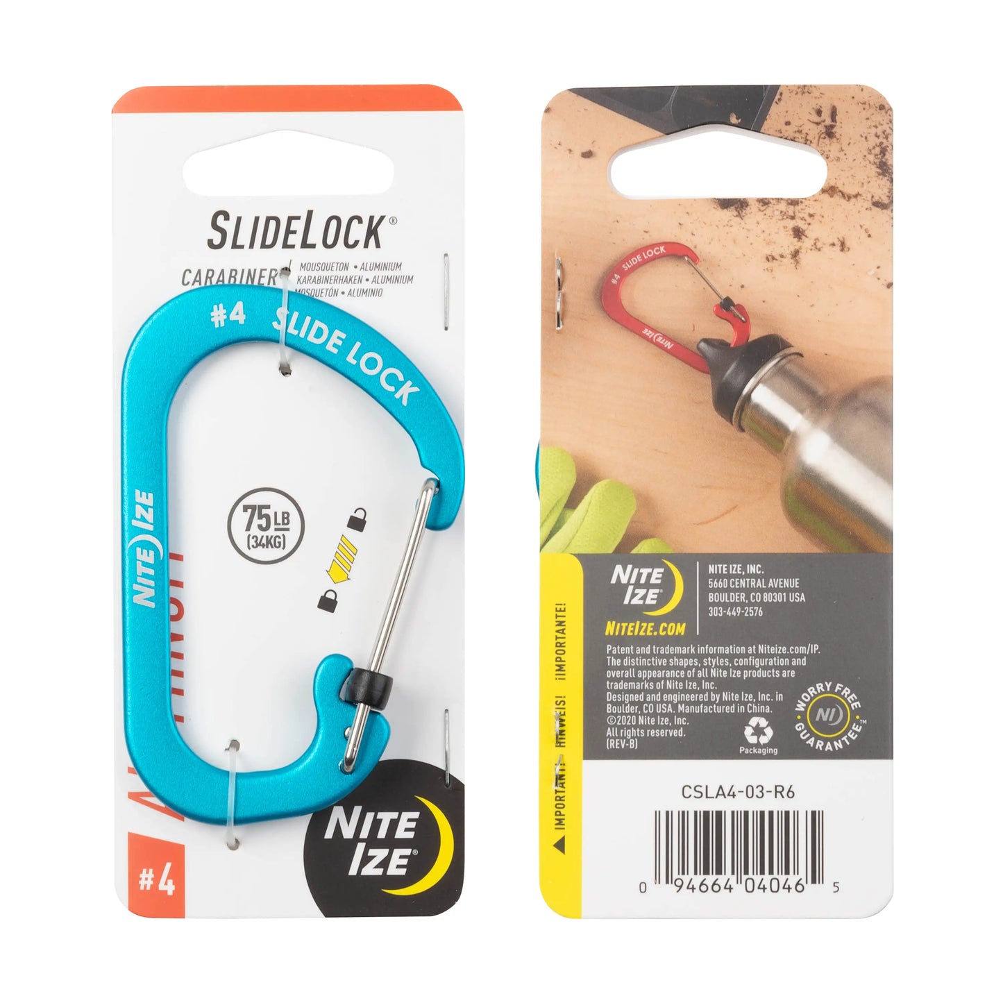 Nite Ize SlideLock® Aluminum Carabiner