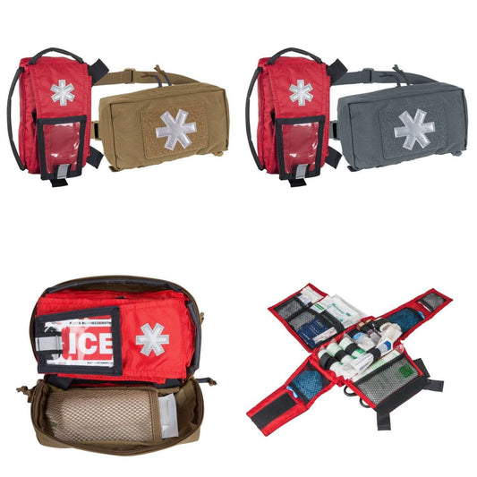 Helikon EMT Modular Med Kit Shadow Grey medical pouch front view