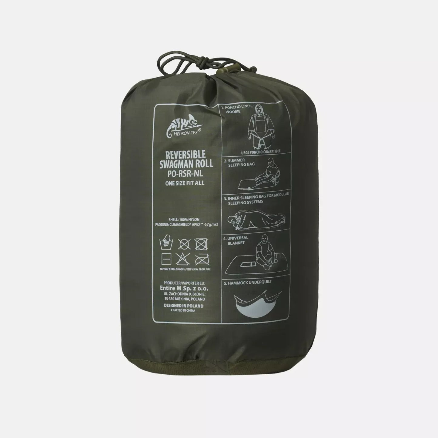 Helikon-Tex Reversible Swagman Roll® — 5-in-1 Insulated Poncho