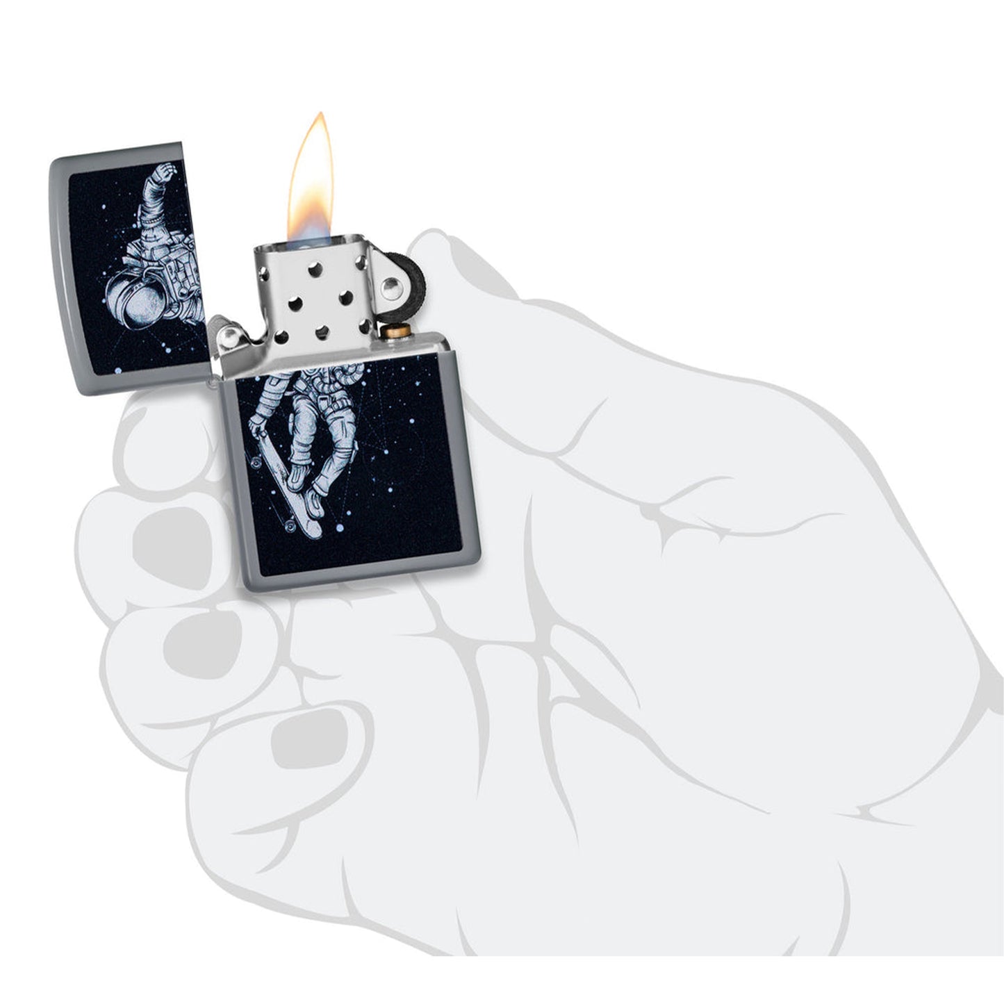Zippo Skateboarding Astronaut Design #89