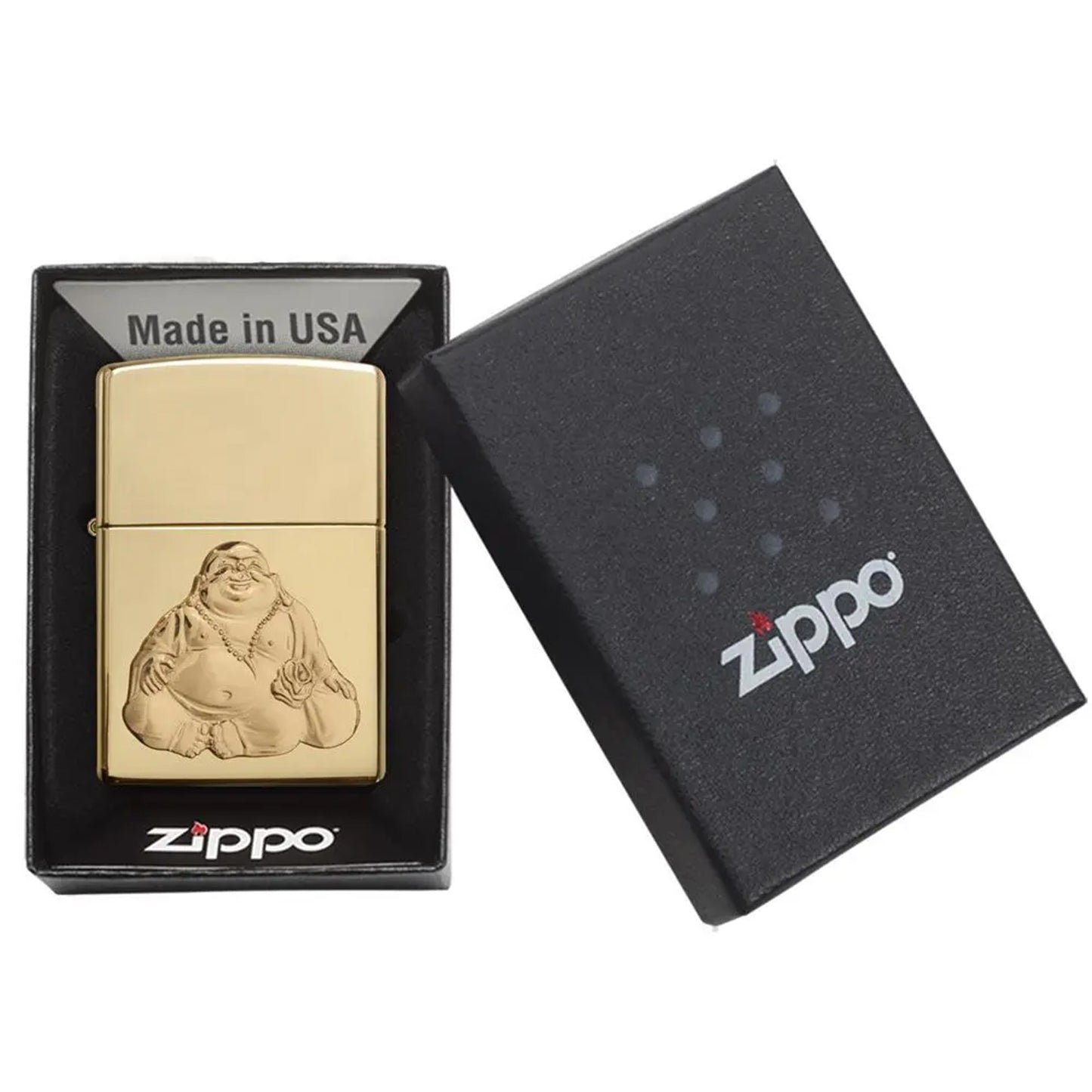Zippo Laughing Buddha Desgin Lighter #55