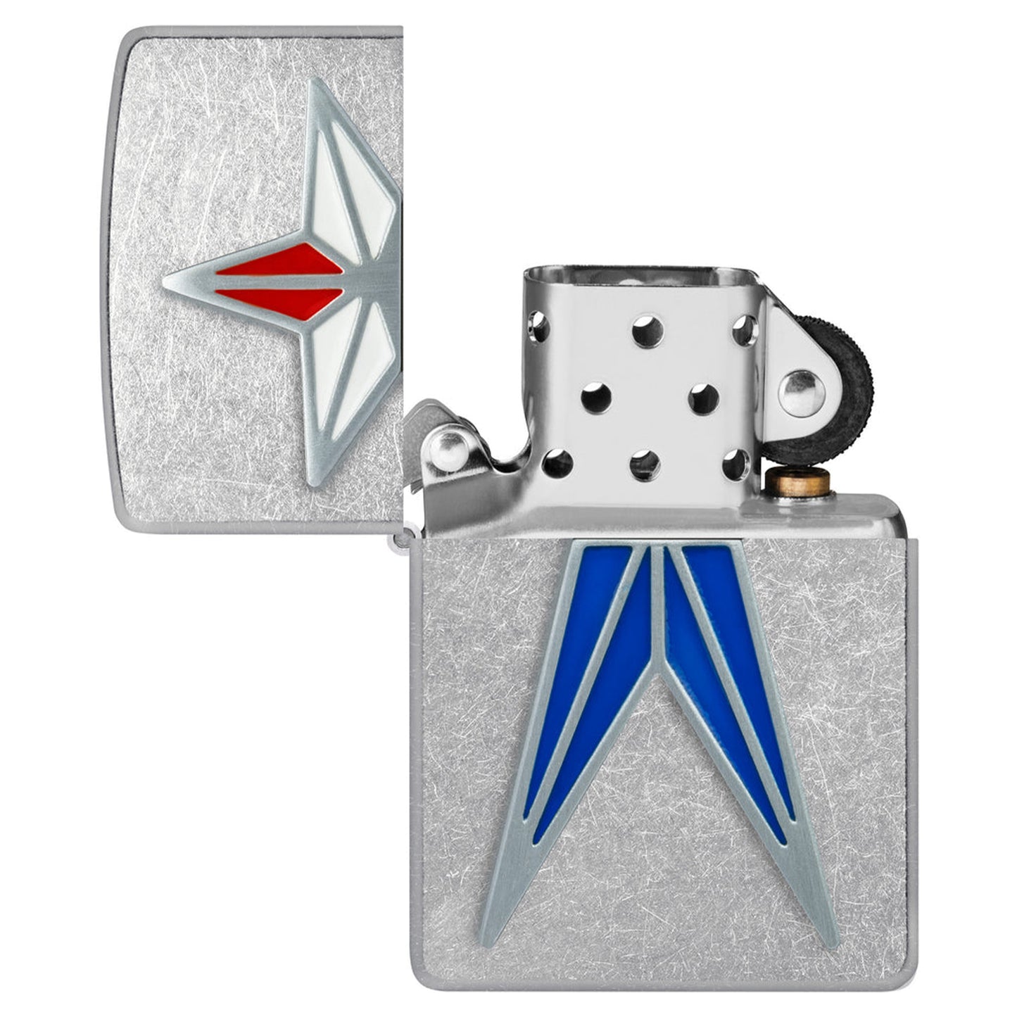 Zippo Red, White & Blue Star Lighter #87