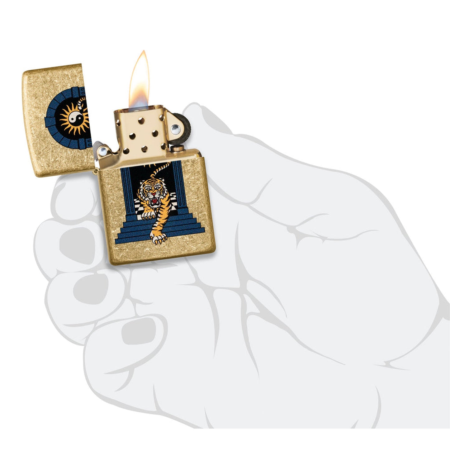 Zippo Yin-Tang Tiger Lighter #91