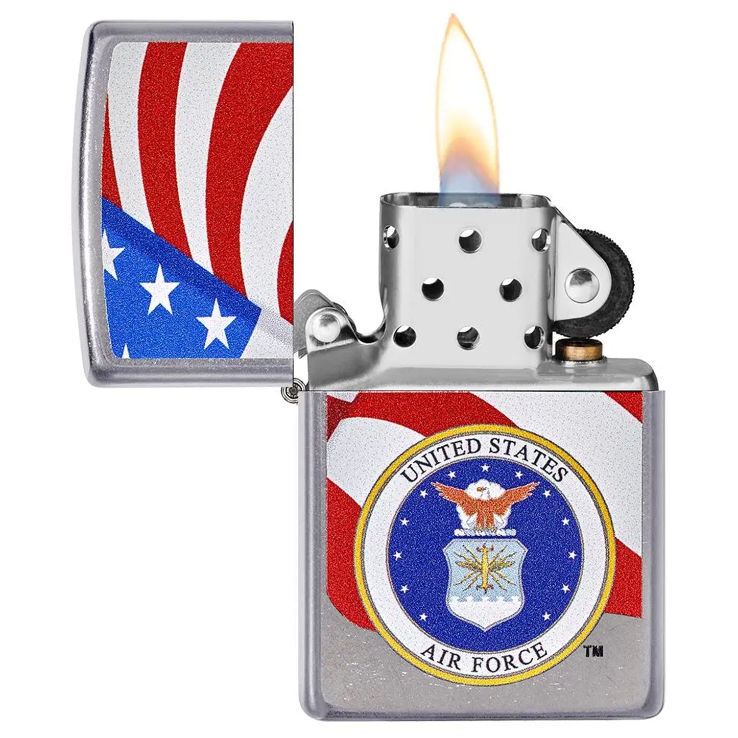 Zippo Air Force™ Street Chrome™ Lighter