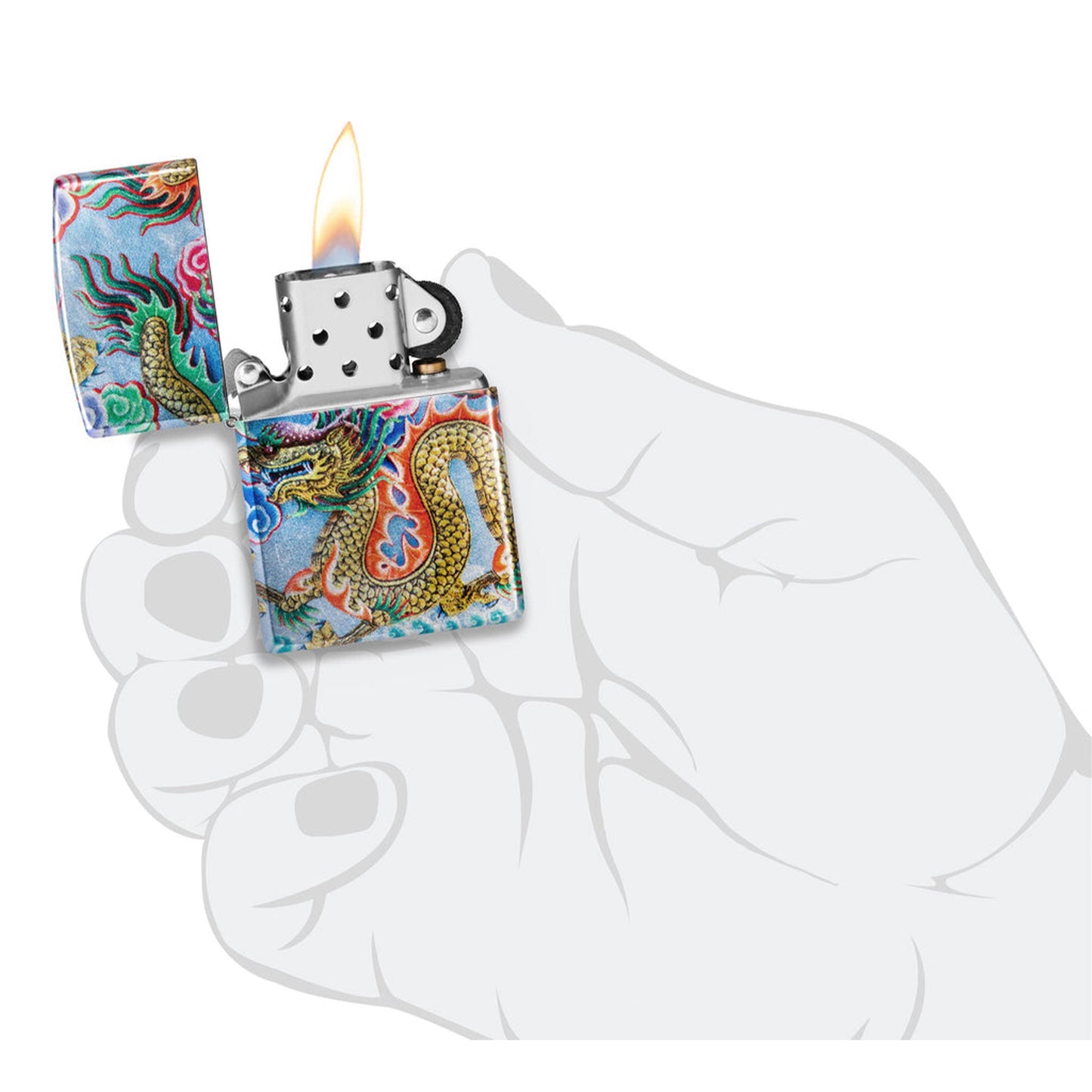 Zippo 540 Fusion - Dragon Design #92