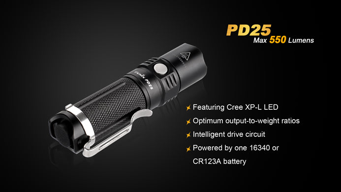 Fenix PD25 Mini Rechareable Flashlight
