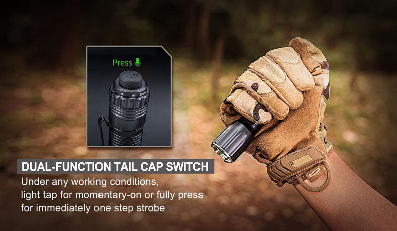 NEXTORCH TA15 Multi-Battery Tactical Flashlight
