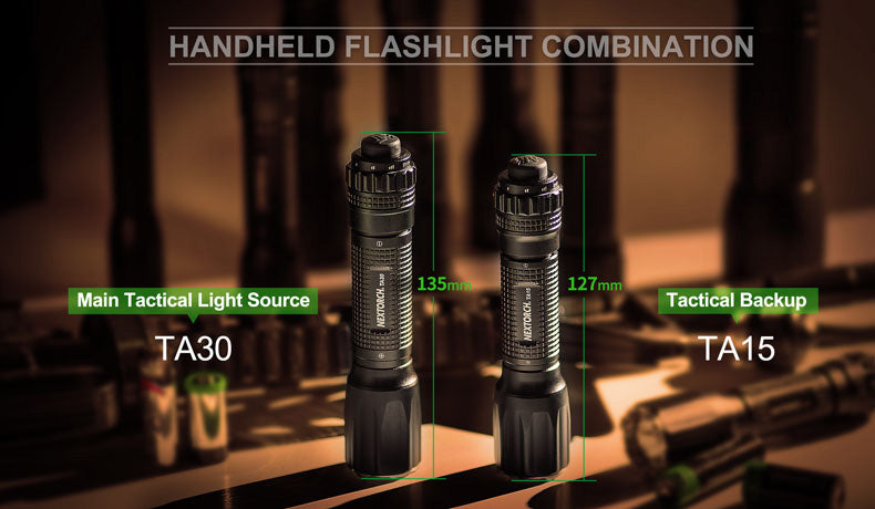 NEXTORCH TA15 Multi-Battery Tactical Flashlight