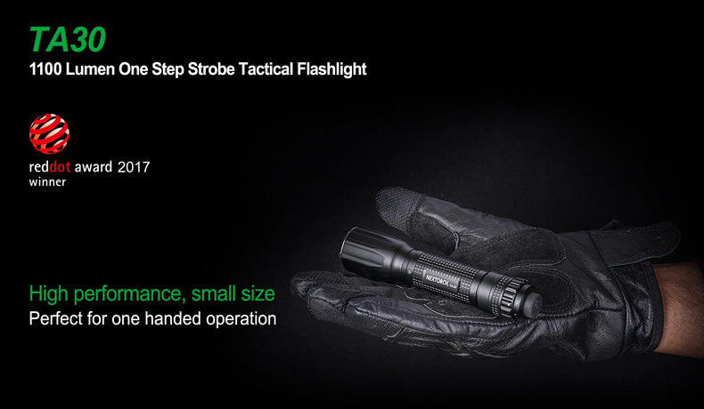 NEXTORCH TA30 One-Step-Strobe Tactical Flashlight