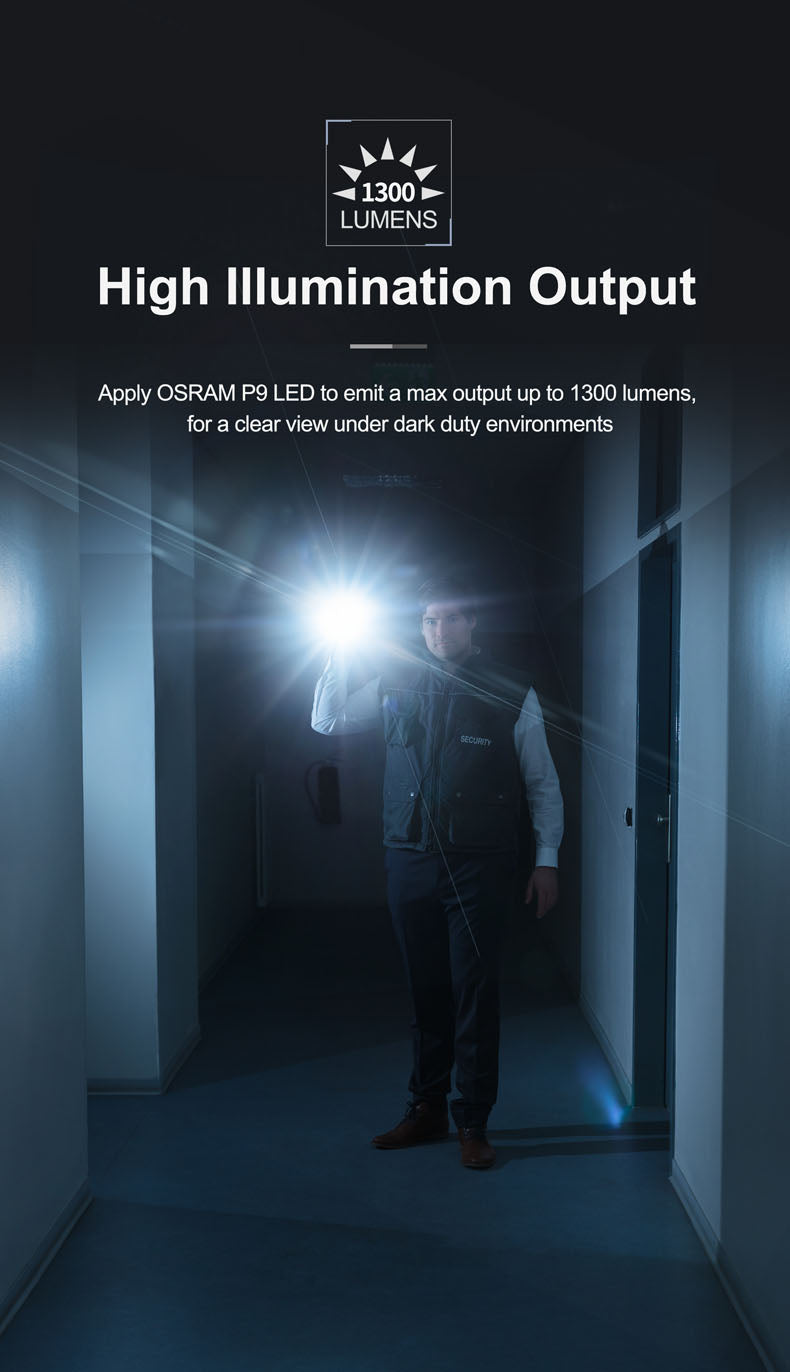 NEXTORCH P80 One-step Strobe Duty Flashlight