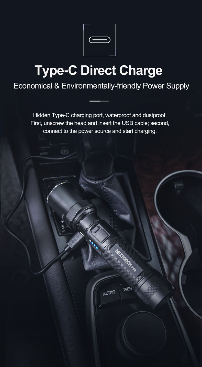 NEXTORCH P80 One-step Strobe Duty Flashlight
