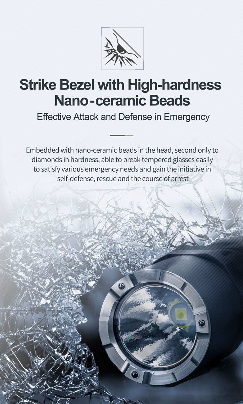 NEXTORCH P80 One-step Strobe Duty Flashlight