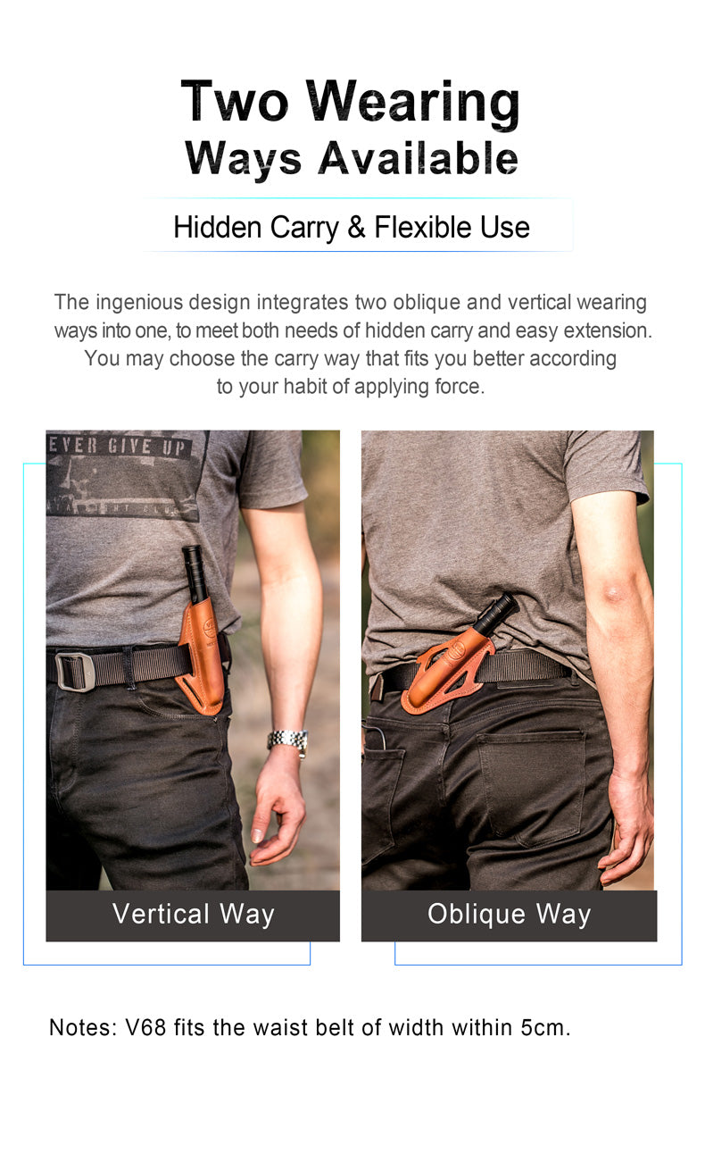 Nextorch V68 Genuine-Leather Baton Holster