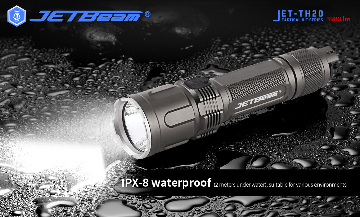 JetBeam TH20 Guardian 3980 Lumens Tactical Flashlight