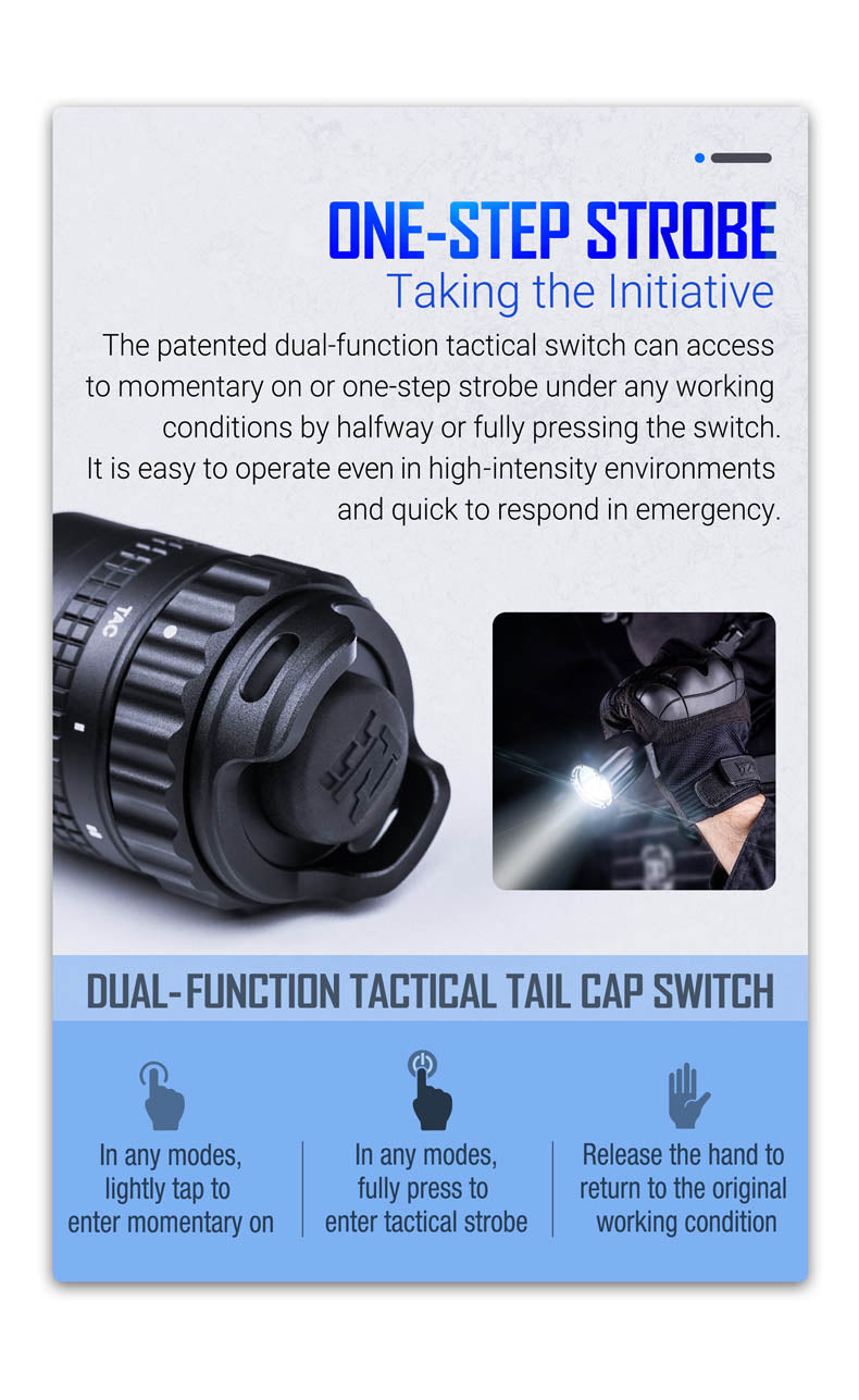 NEXTORCH TA30 MAX 2100 lm Tactical Flashlight