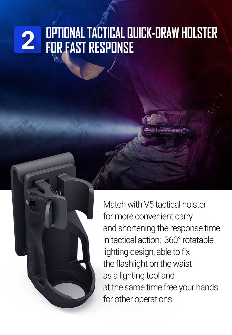 NEXTORCH TA30 MAX 2100 lm Tactical Flashlight
