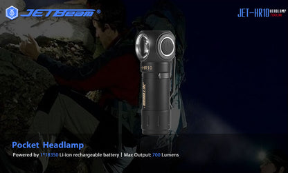 JETBEAM HR10 700Lm Rechargeable Headlamp