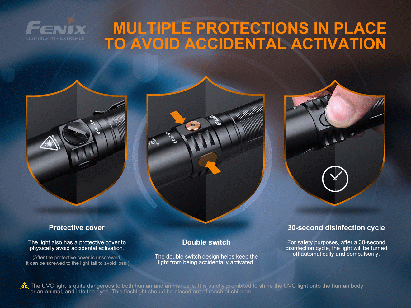 Fenix LD32 UVC Portable Outdoor Flashlight