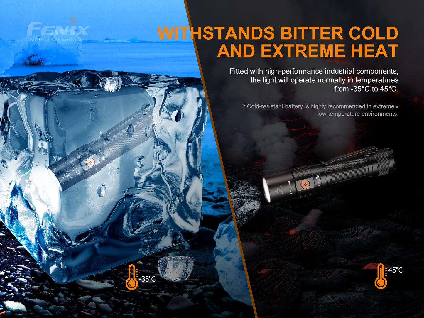 Fenix LD32 UVC Portable Outdoor Flashlight