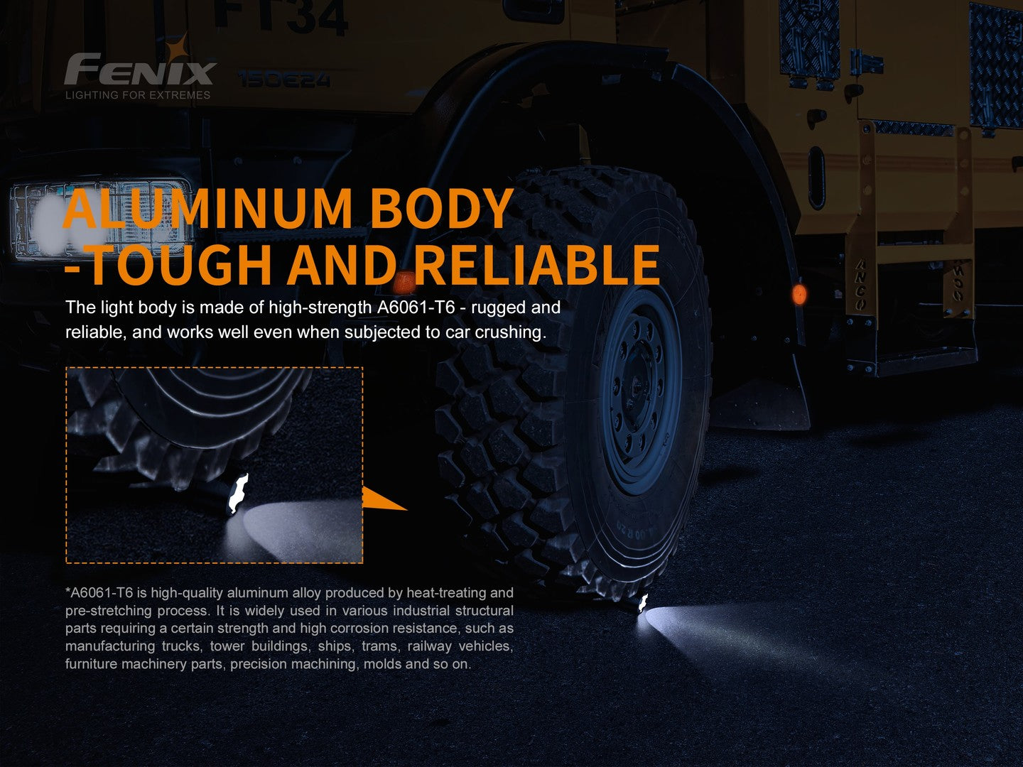 TK22 UE PORTABLE TACTICAL FLASHLIGHT