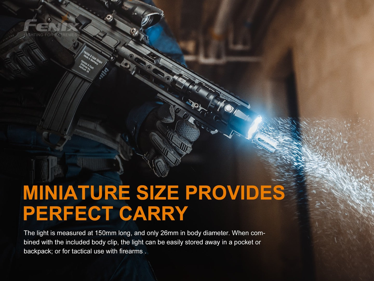 TK22 UE PORTABLE TACTICAL FLASHLIGHT