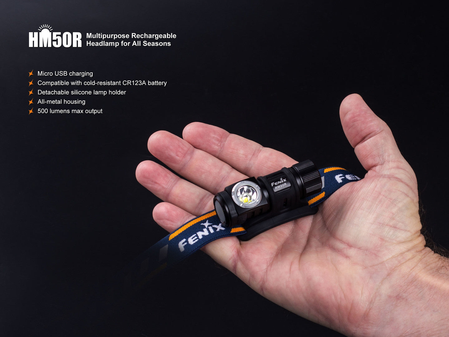 HM50R MULTI-FUNCTIONAL RECHARGEABLE HEADLAMP FOR ALL SEASONS