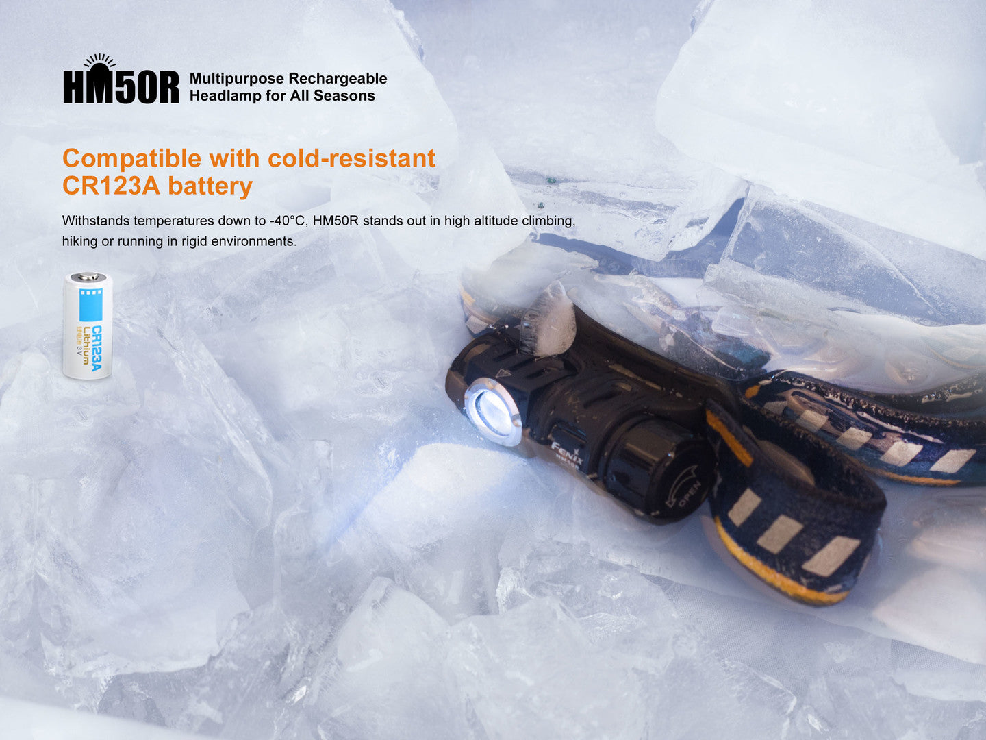 HM50R MULTI-FUNCTIONAL RECHARGEABLE HEADLAMP FOR ALL SEASONS
