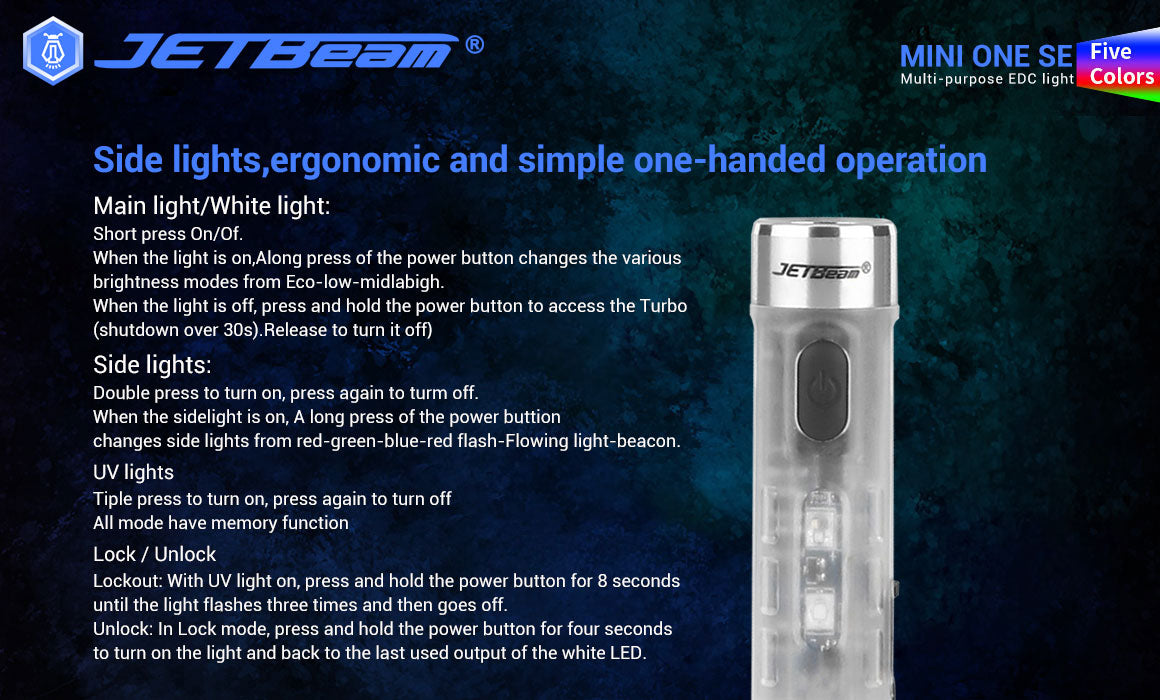 JETBeam MINI ONE Rechargeable Keylight SE