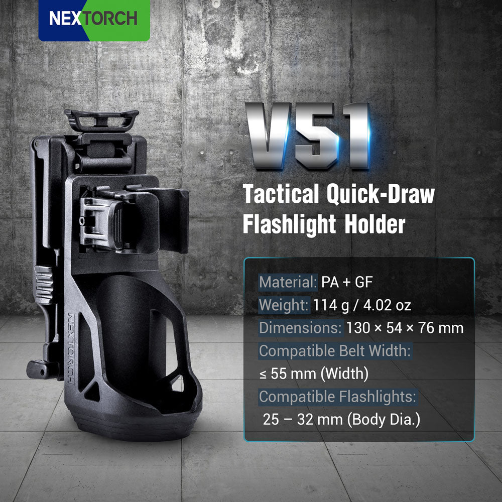 NEXTORCH V51 Quick-Draw Flashlight Holder