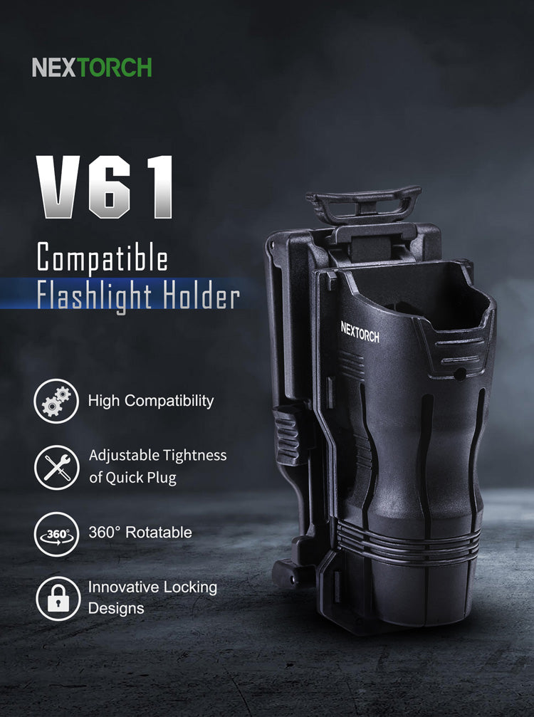 NEXTORCH V61 Compatible Flashlight Holder