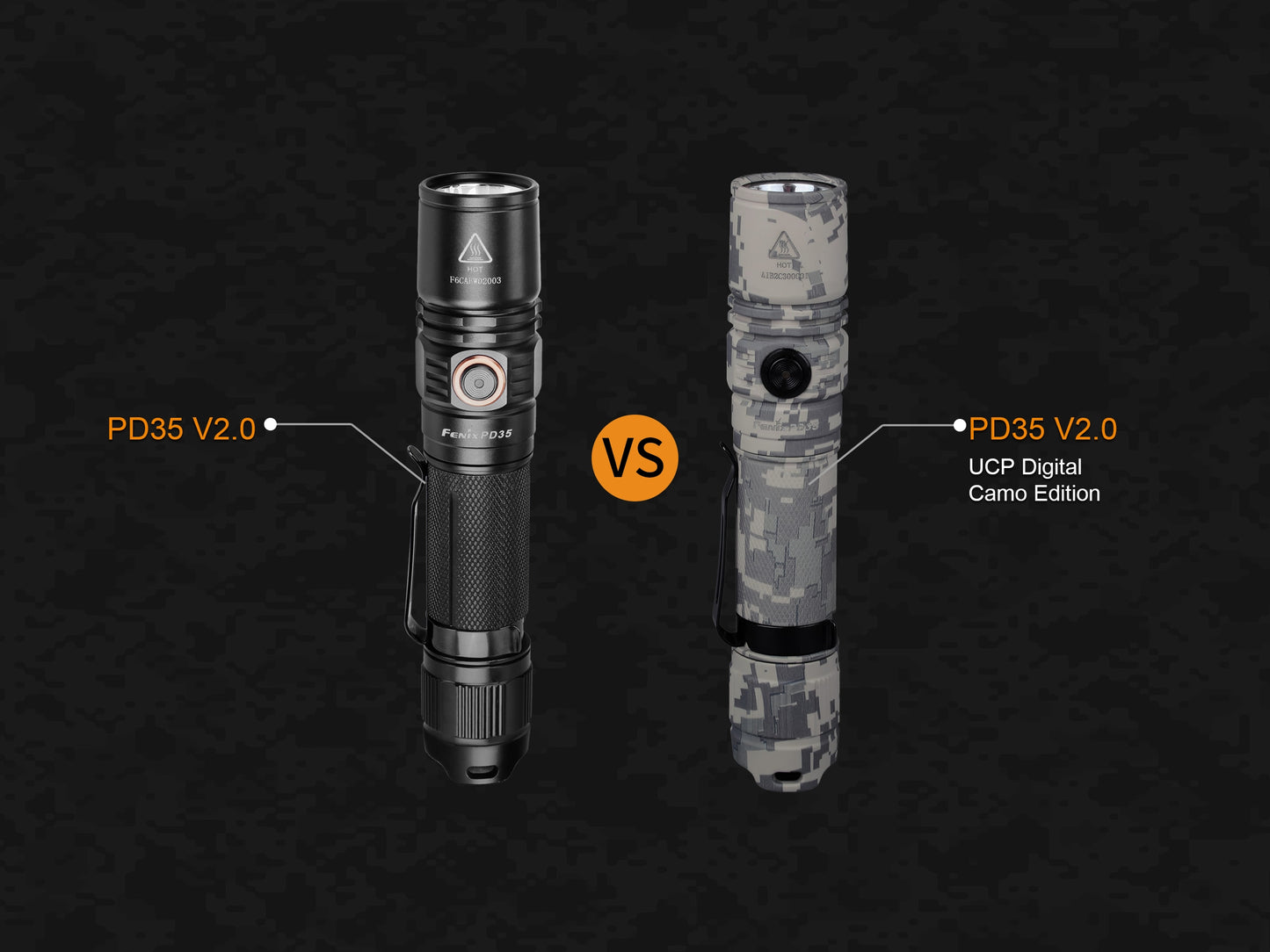 Fenix PD35 Camo Rechareable Flashlight