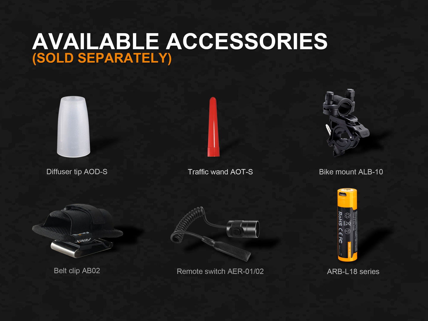 Fenix PD35 Camo Rechareable Flashlight