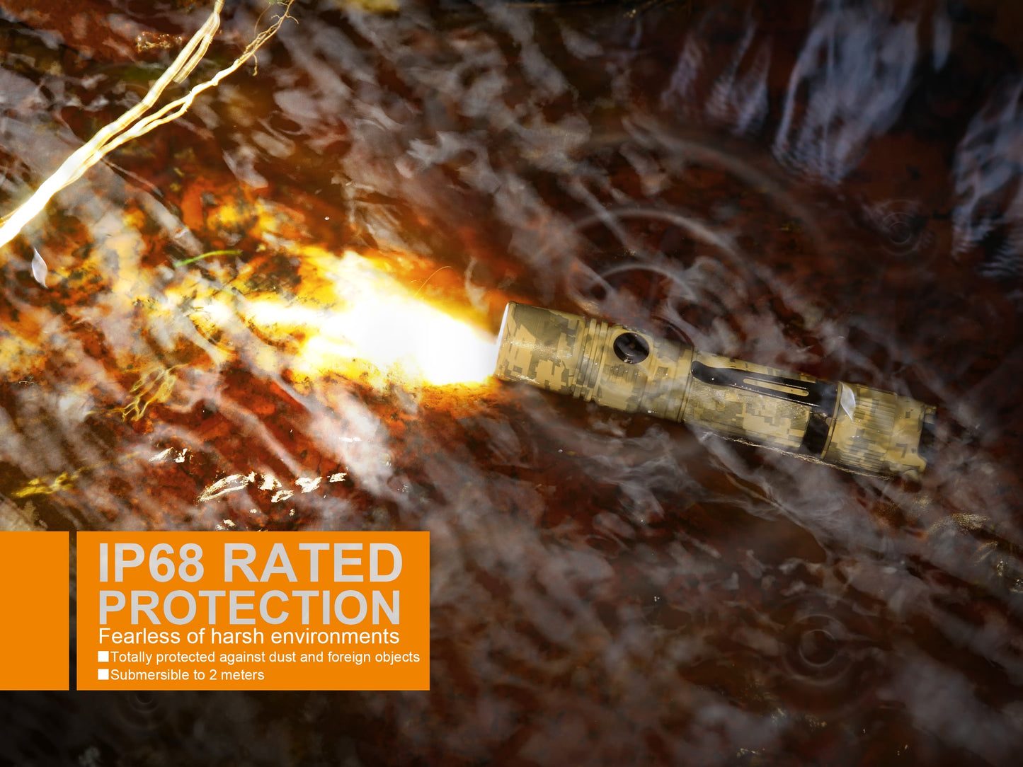Fenix PD35 Camo Rechareable Flashlight