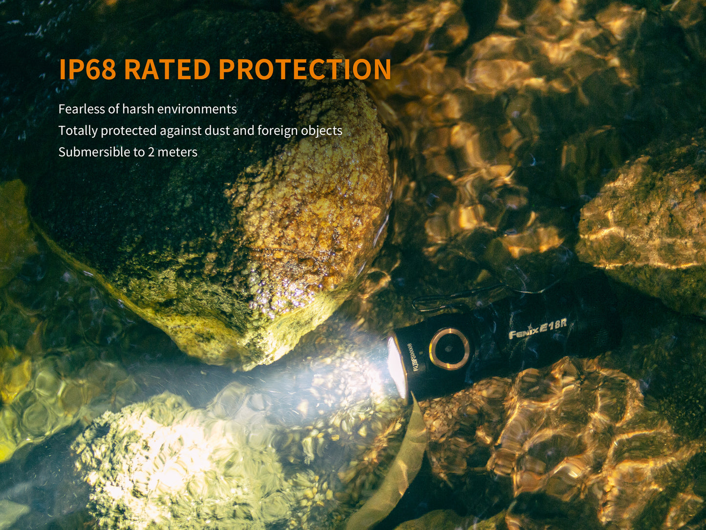 Fenix E18R Portable Rechargeable Flashlight