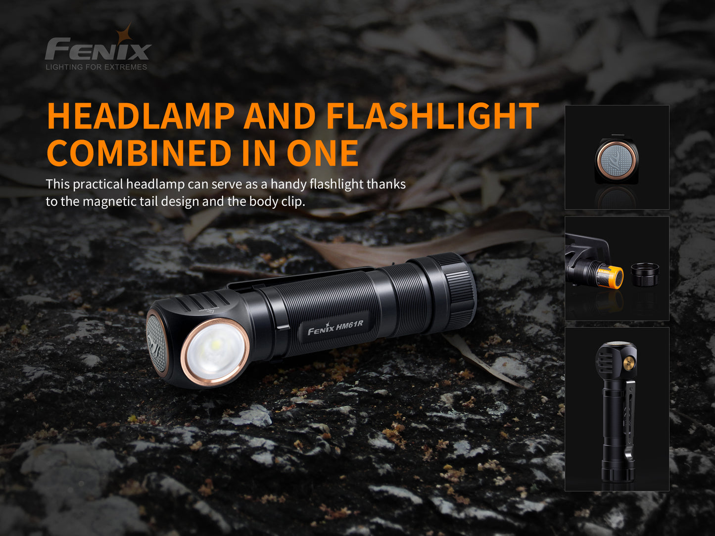 Fenix HM61R Multifunctional Rechageable Headlamp