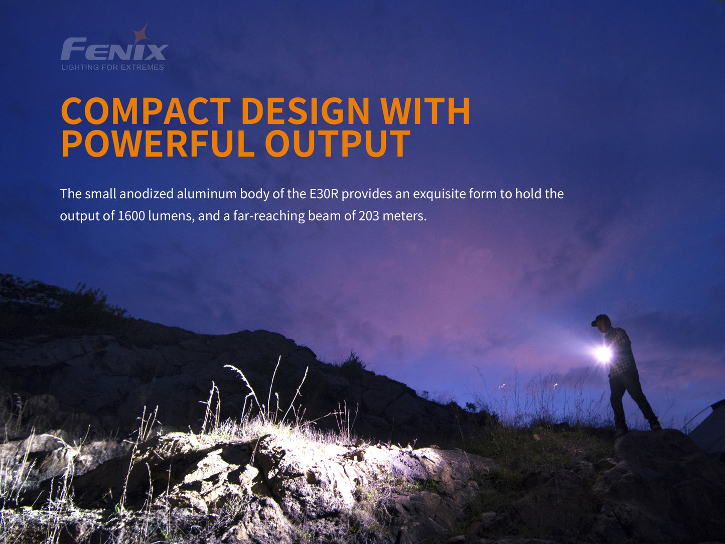 FENIX E30R Magnetic Recharageable Flashlight