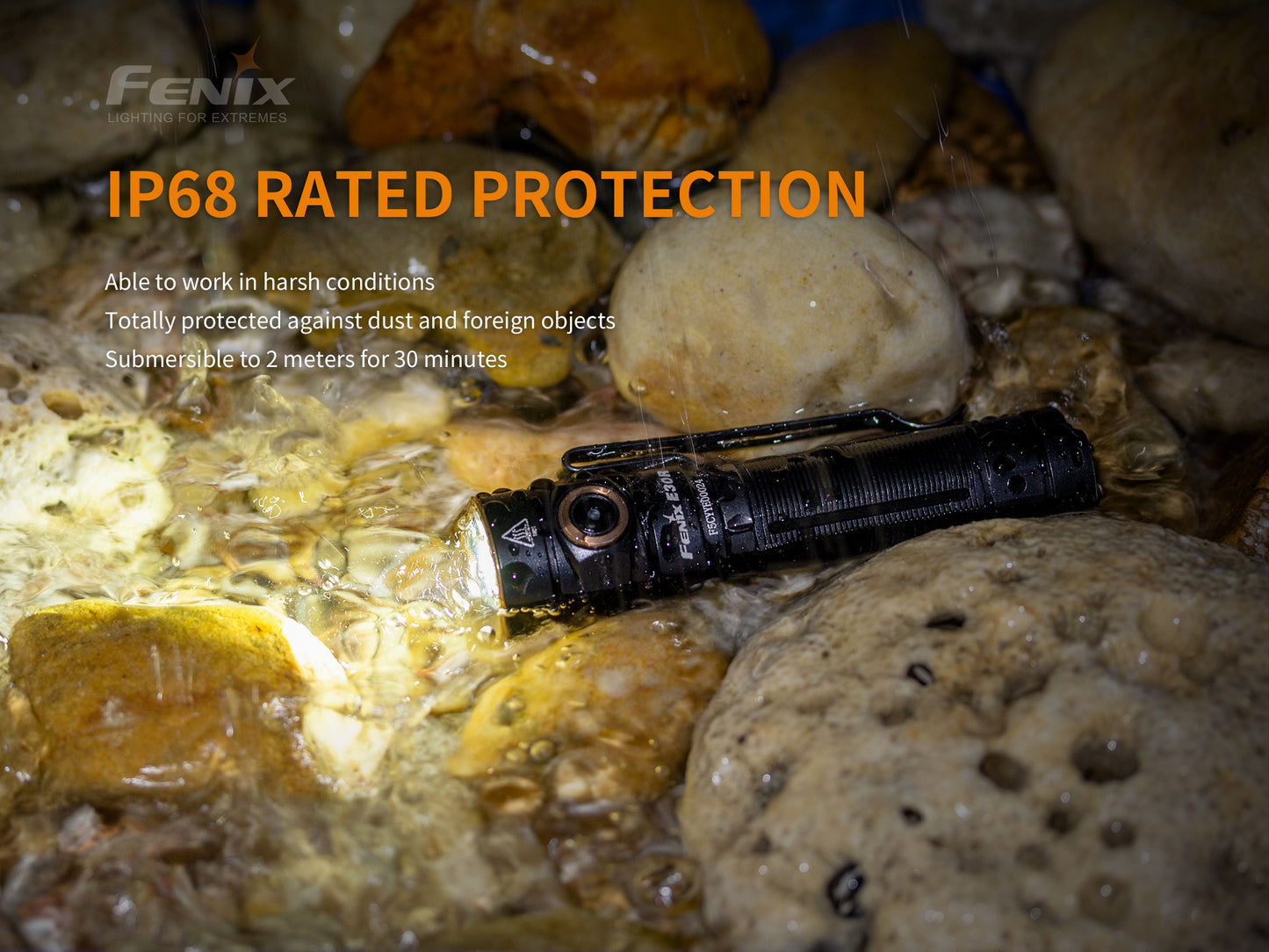 FENIX E30R Magnetic Recharageable Flashlight