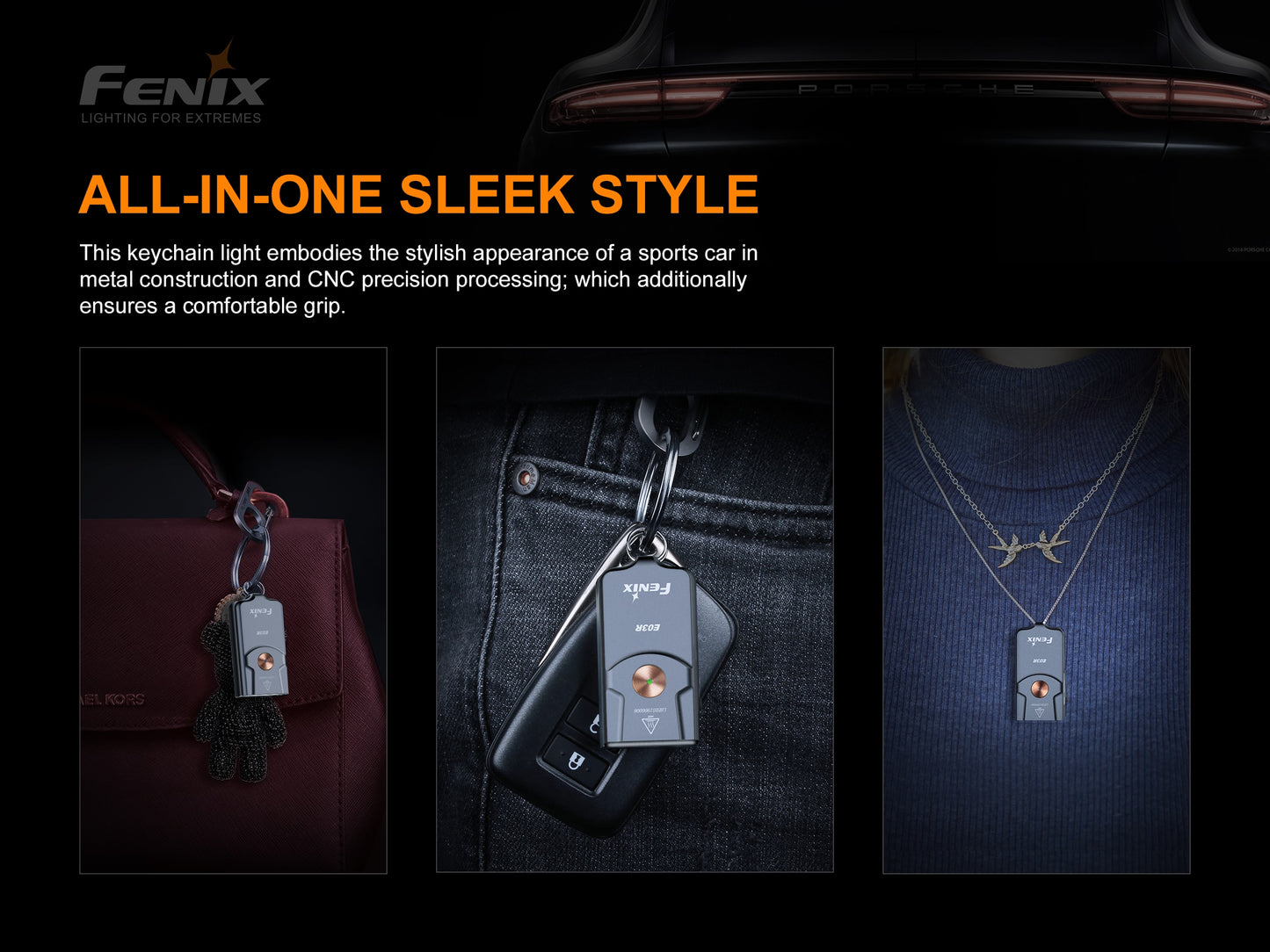 FENIX E03R KEYCHAIN FLASHLIGHT